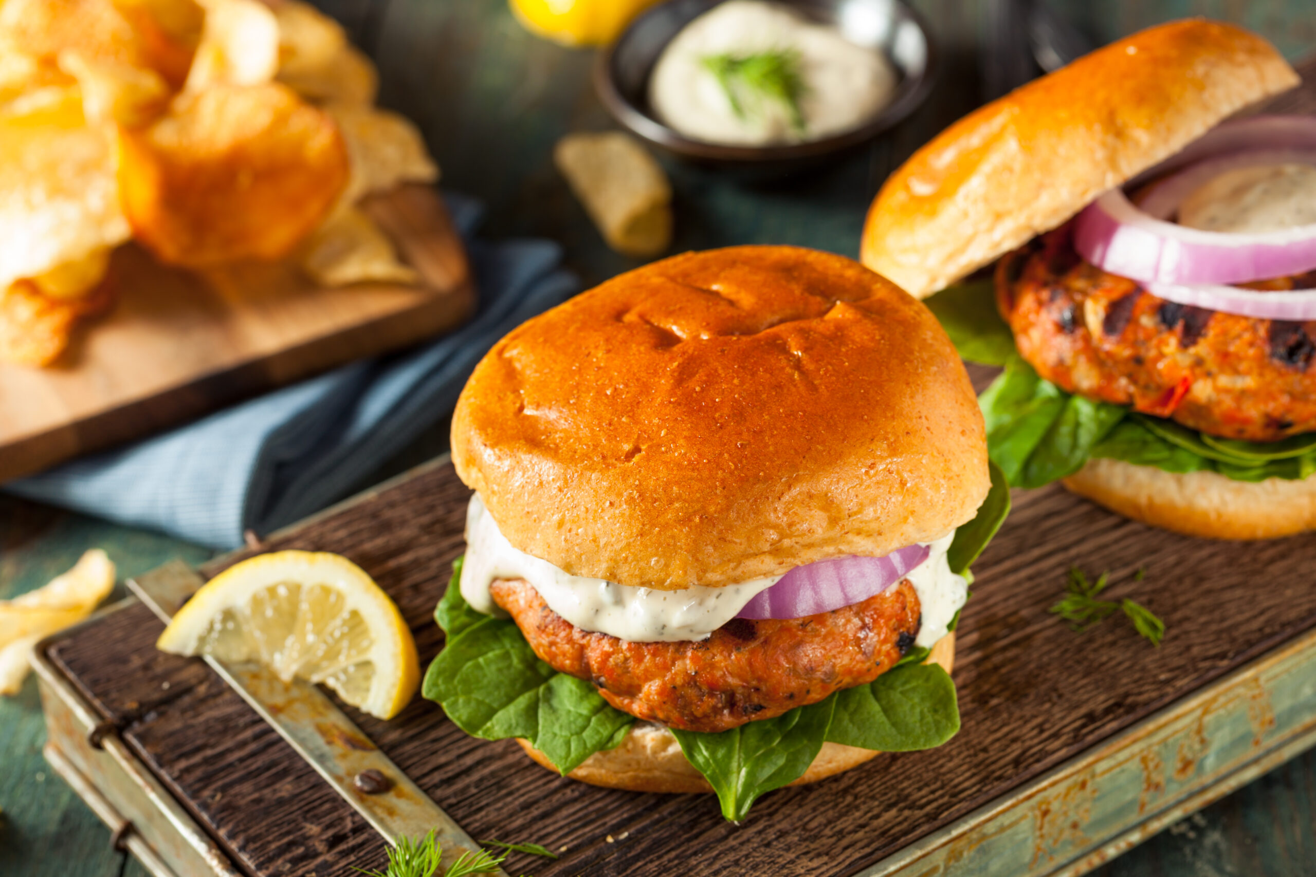 Salmon Burgers - Mazola® Oils