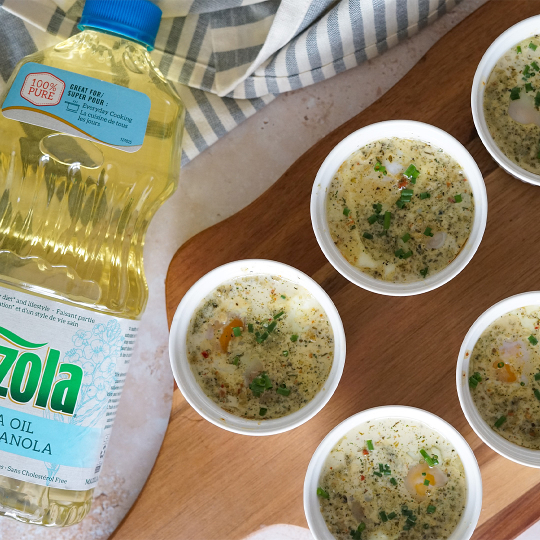 Baked Herb Eggs - Mazola® Oils